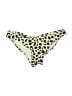 Eberjey Animal Print Brown Swimsuit Bottoms Size S - photo 1