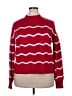Crown & Ivy Stripes Red Pullover Sweater Size XXL - photo 1