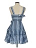 Sandro Stripes Blue Cocktail Dress Size Med (2) - photo 2