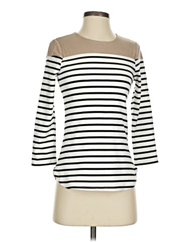 Design Lab Lord & Taylor 3/4 Sleeve T-Shirt (view 1)
