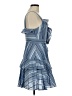 Sandro Stripes Blue Cocktail Dress Size Med (2) - photo 4