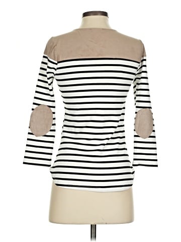 Design Lab Lord & Taylor 3/4 Sleeve T-Shirt (view 2)