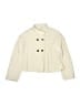 Chloé 100% Cotton Solid Ivory Tan Jacket Size 10 - photo 1