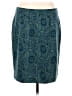 J.Jill Paisley Teal Casual Skirt Size M - photo 1