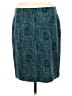 J.Jill Paisley Teal Casual Skirt Size M - photo 2