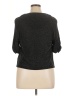 Perceptions 100% Nylon Black Short Sleeve Top Size 14 - photo 2