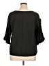 Shein Curve Black 3/4 Sleeve Blouse Size 1X - photo 2