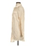 Unbranded Ivory Tan Long Sleeve Blouse Size S - photo 5