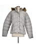 PrettyLittleThing 100% Polyester Solid Gray Snow Jacket Size 10 - photo 1