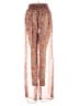 LaRosa 100% Polyester Paisley Red Casual Pants Size XS - photo 2