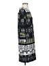 BCBGMAXAZRIA Graphic Gray Casual Dress Size S - photo 4