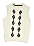 Gymboree 100% Cotton Argyle Ivory Sweater Vest Size 7 - photo 1