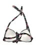 Unbranded Floral Black Swimsuit Top Size XL - photo 2