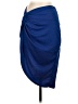 Unbranded Solid Blue Casual Skirt Size S - photo 1