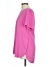 T Tahari 100% Polyester Pink Short Sleeve Blouse Size L - photo 5