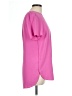 T Tahari 100% Polyester Pink Short Sleeve Blouse Size L - photo 4