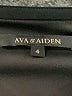 Ava & Aiden 100% Polyester Solid Black Formal Skirt Size 4 - photo 4