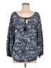 Unbranded Blue Long Sleeve Blouse Size M - photo 1