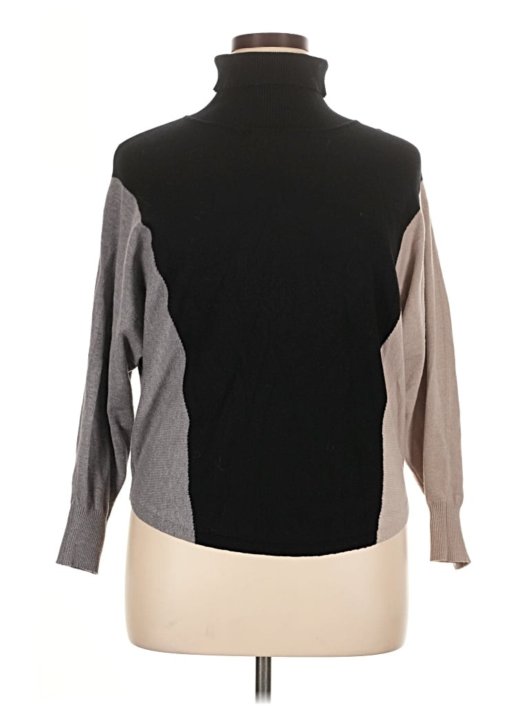 Pre-owned Aaeda Turtleneck Sweater In Black