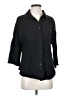 Esmara Black 3/4 Sleeve Button-Down Shirt Size S - photo 1