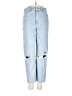 Express Hearts Blue Jeans Size 4 - photo 1