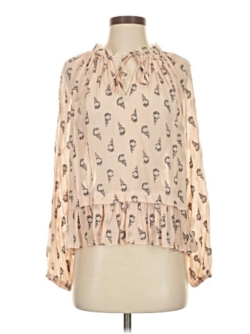 Rebecca Taylor 3/4 Sleeve Silk Top (view 1)