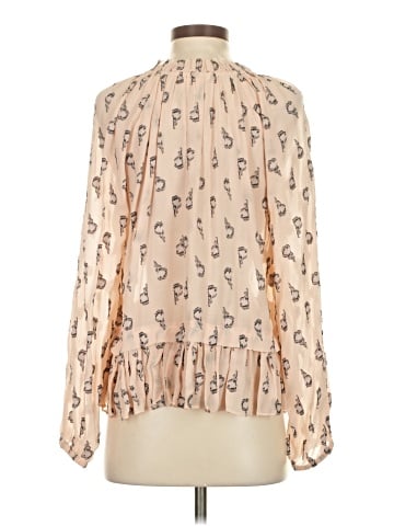 Rebecca Taylor 3/4 Sleeve Silk Top (view 2)
