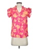Shein Pink Short Sleeve Blouse Size 2 - photo 1