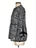 Fever 100% Polyester Paisley Black 3/4 Sleeve Blouse Size S - photo 5