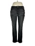 L.e.i. Chevron-herringbone Gray Black Jeans Size 17 - photo 1