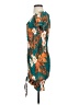 Shein 100% Polyester Print Teal Casual Dress Size S - photo 5