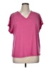 Shein Curve Pink Short Sleeve Top Size 14 Plus (1) - photo 1