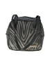 Carlos Falchi Stripes Gray Shoulder Bag One size - photo 1