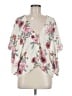 VICI Floral Ivory 3/4 Sleeve Blouse Size M - photo 1