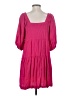 Assorted Brands 100% Rayon Pink Casual Dress Size S - photo 2