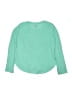 Active by Old Navy Teal Long Sleeve Henley Size 8 - photo 1