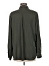 Pleione 100% Polyester Solid Green Long Sleeve Blouse Size M - photo 2