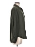 Pleione 100% Polyester Solid Green Long Sleeve Blouse Size M - photo 4