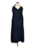 Cedric Charlier 100% Polyester Blue Cocktail Dress Size 10 - photo 1