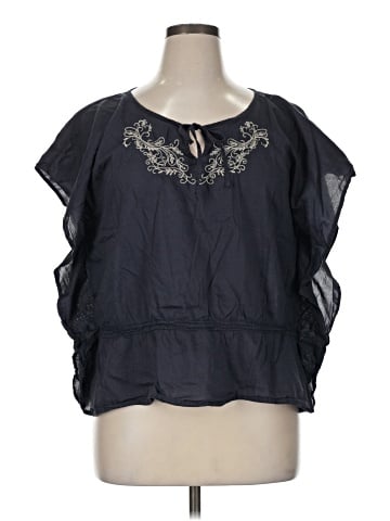SONOMA life + style Short Sleeve Blouse (view 1)