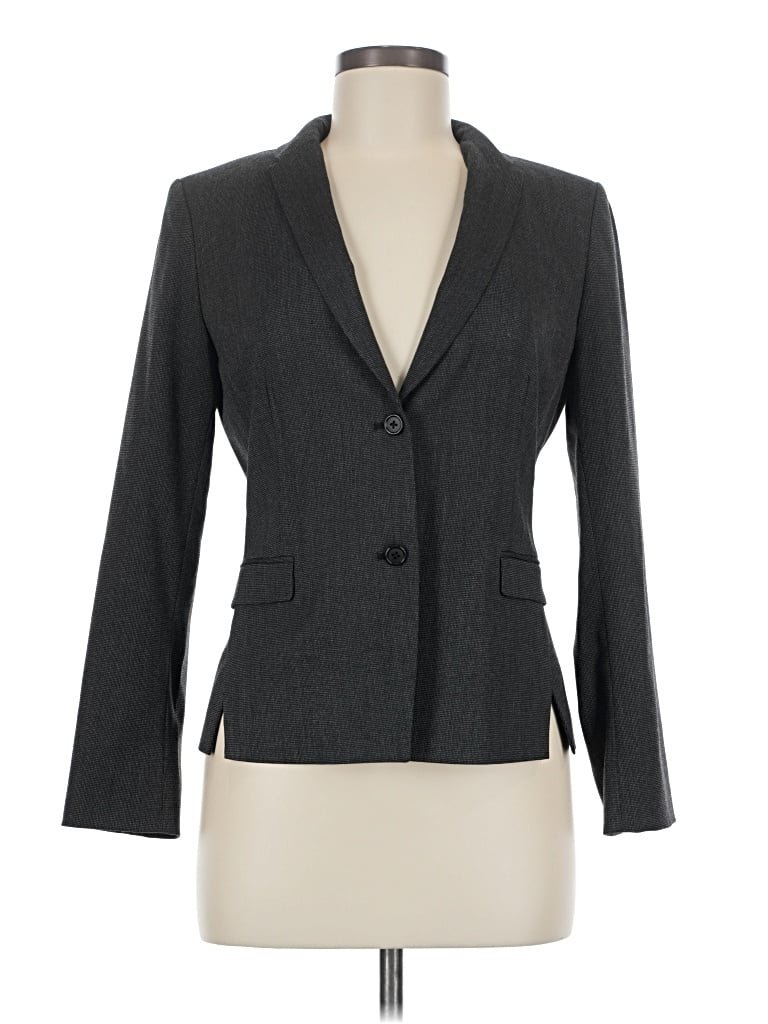 Pre-owned Tahari Blazer Jacket In Gray