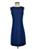 Lands' End Solid Blue Casual Dress Size 4 - photo 1