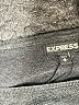 Express Solid Gray Casual Dress Size M - photo 7