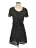 Three Dots 100% Viscose Polka Dots Black Casual Dress Size S - photo 1