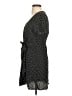 Three Dots 100% Viscose Polka Dots Black Casual Dress Size S - photo 5