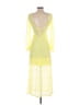Open Edit Yellow Cocktail Dress Size XXS - photo 2