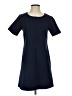 Brass Solid Blue Casual Dress Size S - photo 1