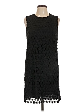 blue les copains dress Les Copains Navy Blue Wool Blend Shift Tank Dress Size: 46 / Medium