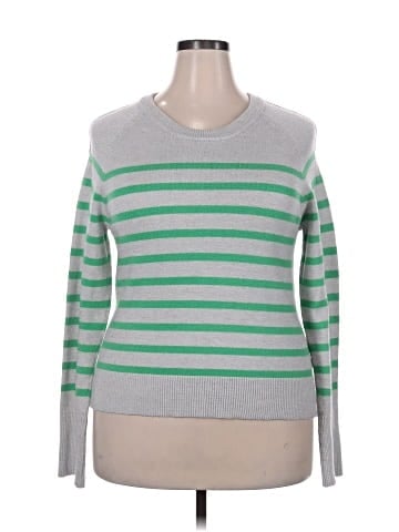 Stitches & Stripes Pullover Sweater (view 1)