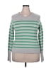 Stitches & Stripes Stripes Green Pullover Sweater Size XXL - photo 1